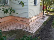 Ремонт и устройство отмостки в Москве