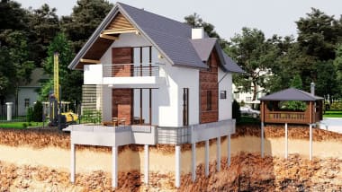 Почему фундамент на железобетонных сваях ― это 100 лет спокойствия для владельца дома?