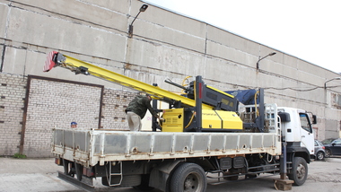 Сегодня отгрузили очередную сваебойную установку "35FS"