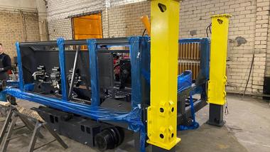 Финалим! Новая сваебойная установка 35FS на сборке