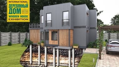 Сегодня команда "35FS" начинает работать на масштабной выставке "Деревянный дом"