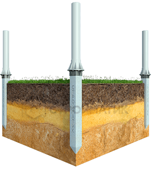 Фундамент мачт освещения и столбов