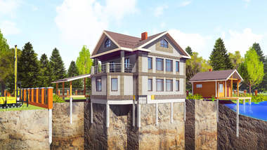 Залог успешного строительства - крепкий фундамент