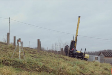 Работа установки 35FS ТУРБО на уклонах