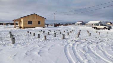 Третий аргумент в пользу железобетонных свай - всесезонность