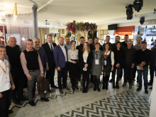 Встретились за чашкой кофе с руководителями строительных компаний