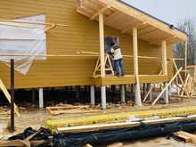 строить дом зимой