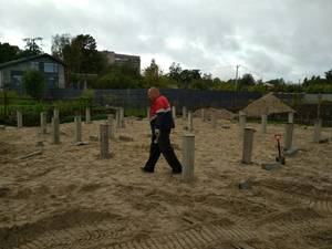 Фундамент для дома из бруса в Шлиссельбурге