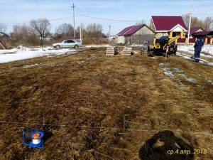 Фундамент для дома из газосиликата в селе Доброе, Липецк