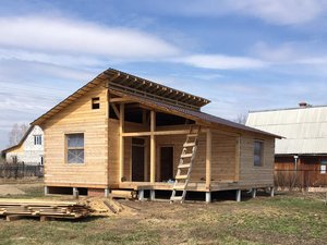 Фундамент для дома из бруса с террасой