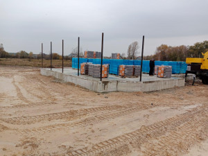 Фундамент под кирпичный дом, с. Большой Хомутец, Липецкая область, Добровский район