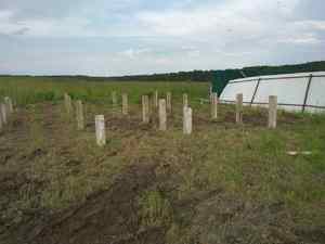 Фундамент для каркасного дома в деревне Корелы