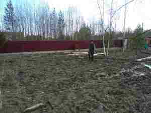 Фундамент для каркасного дома в СНТ Фауна, участок № 348