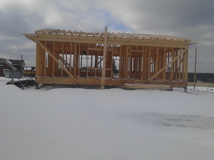 Фундамент для каркасного дома в Урочище Лососиное