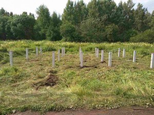 Фундамент для дома из бруса в ДНП Кипреево