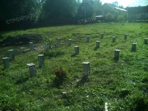 Фундамент для дома из бруса в селе Кудиново
