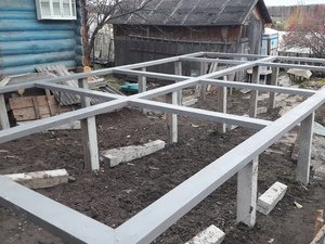 Фундамент для каркасного дома в поселке Таватуй