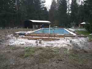 Фундамент для spa-комплекса в деревне Хоругвино
