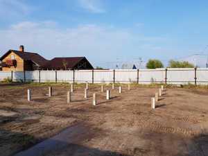 Фундамент двухэтажного дома из бруса в г. Томск, микрорайон Каменка