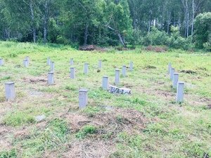 Фундамент для дома и бани из бруса в ДНТ Царская усадьба
