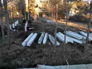 Фундамент для каркасного дома СНТ Родничковое