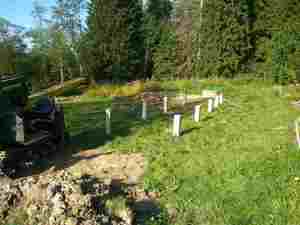 Фундамент для каркасного дома в ПГТ Поворово-1