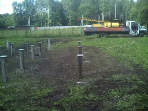 Фундамент для дома из бруса в ДНП Пряники