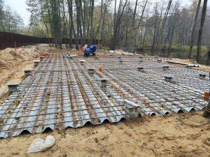 Баня из бревна диаметром 400мм, на базе отдыха 36х18 (г. Липецк)