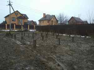Фундамент для дома и бани из бруса в деревне Жарково