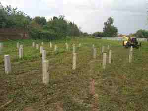 Фундамент для дома из бруса в селе Шеметово