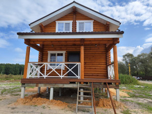 Гостевые дома из бревна с. Преображеновка, Липецкая область (база отдыха)