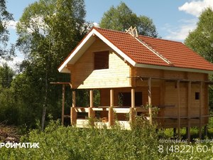 Фундамент для бани из бруса в деревне Арининское