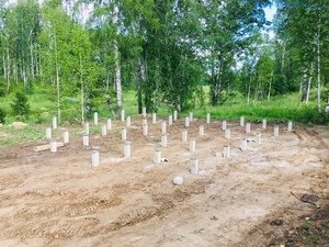 Фундамент под дом из бруса