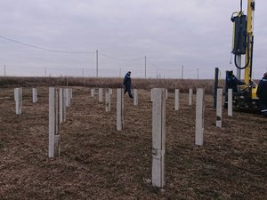 Фундамент под дом из бруса в д. Частая Дубрава, Липецкий район