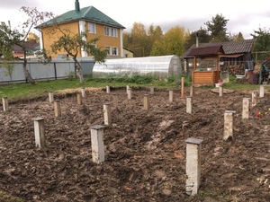 Фундамент для дома из бруса в Иваново