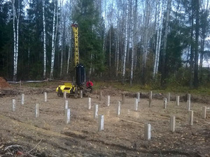Фундамент для дома из бруса в Судогодском районе