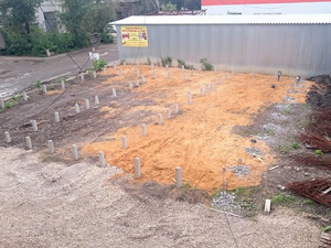 Фундамент для здания завода «Полимер» в Липецке