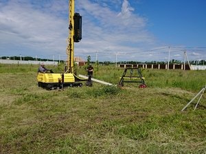 Фундамент для бани из бруса в городе Липецк, поселок Первое мая