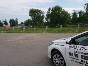 Фундамент для ангара сельскохозяйственной техники в селе Митягино