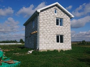 Фундамент для дома из газобетона в деревне Частая Дубрава