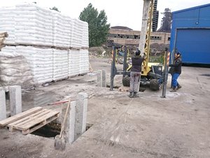 Фундамент под производственно-складское помещение