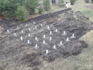 Фундамент для дома из кирпича в СНТ Энергия