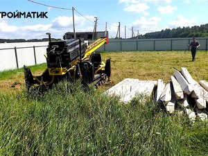 Фундамент для двух каркасных домов в деревне Городище