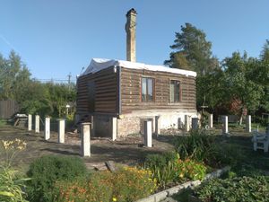 Фундамент для дома из бруса в поселке Понтонный