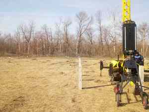 Фундамент для каркасно-щитового дома в селе Бутырки