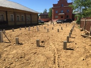 Фундамент для дома из бруса в Череповце