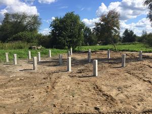 Фундамент для гостевого дома в Ленинградской области