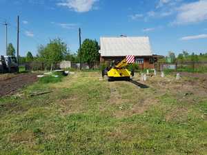 Фундамент для дома из бруса в селе Большежирово