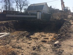 Фундамент для дома из кирпича в Костромской области