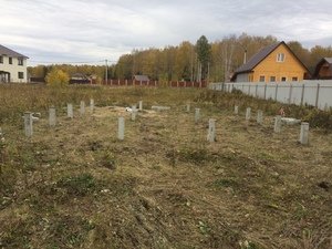 Фундамент для каркасного дома в КП Александрия